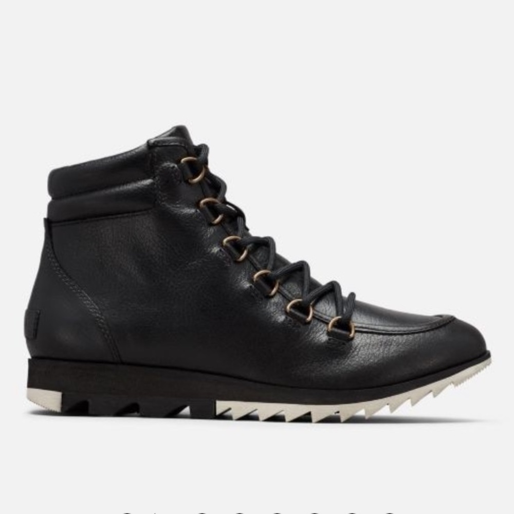SOREL Harlow Lace Bootie in Black - Picture 2 of 10